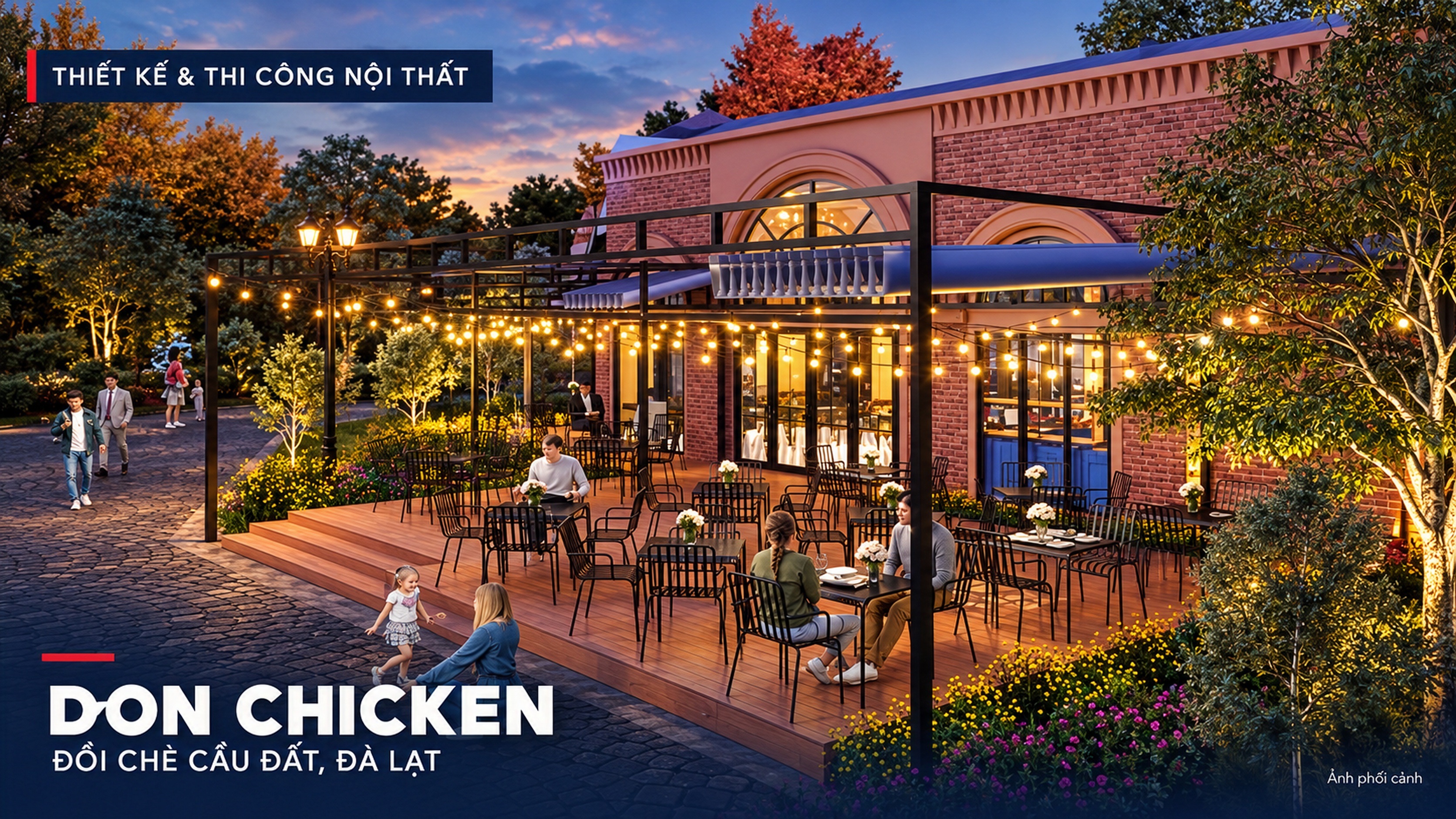 DON CHICKEN | Đồi chè Cầu Đất – Đà Lạt